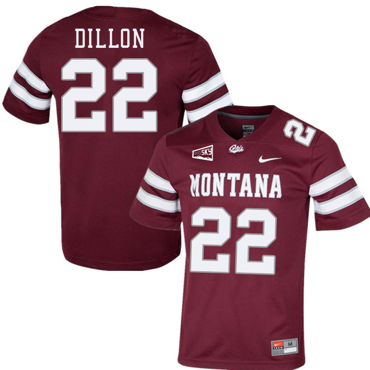 Terry Dillon Montana Grizzlies Jersey,University Of Montana Grizzlies #22 Terry Dillon Jersey-Maroon